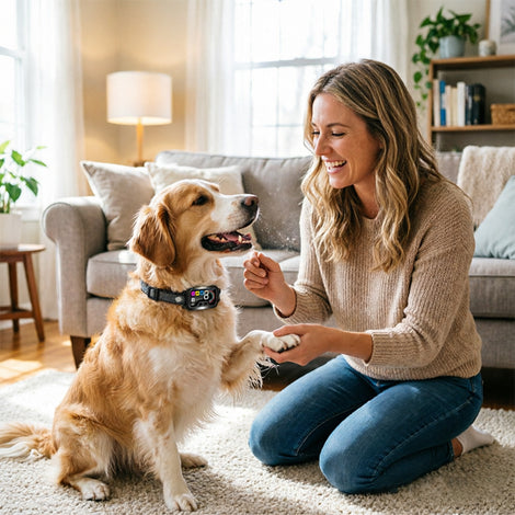 No-Bark Dog Training Collar with Vibration & Beep