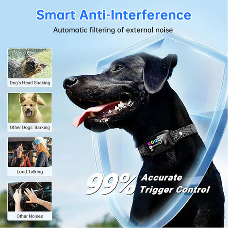 No-Bark Dog Training Collar with Vibration & Beep