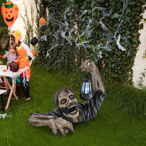 Zombie Outdoor LED Statue Light