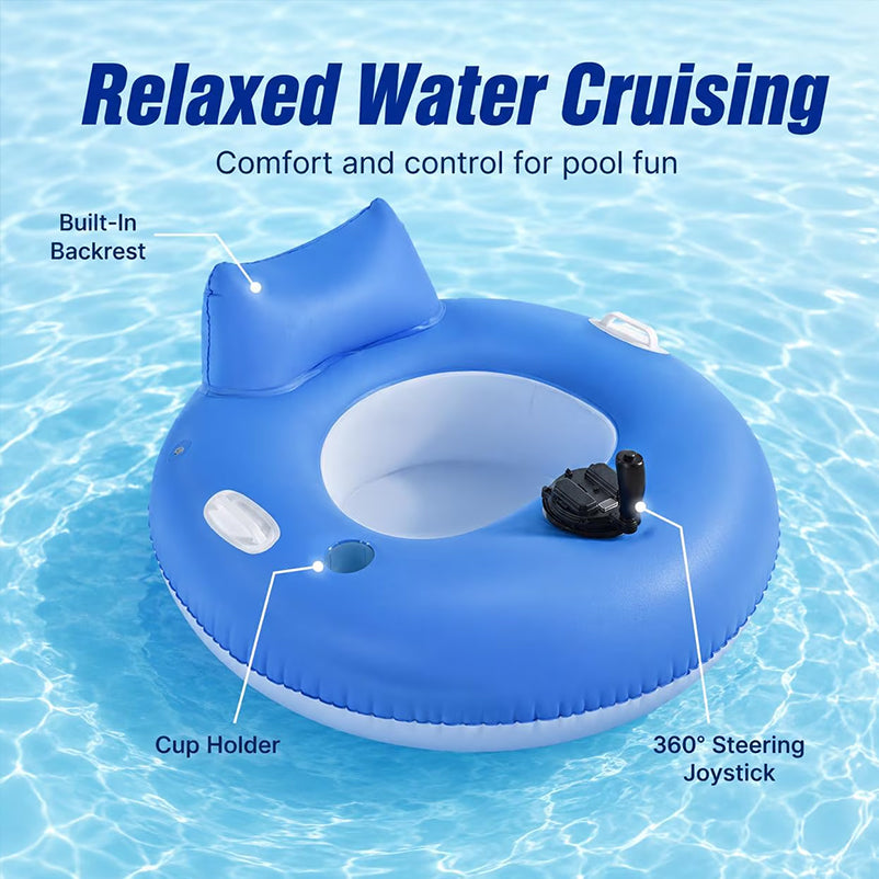 Electric Inflatable Lounge Chair for Pool & Lake