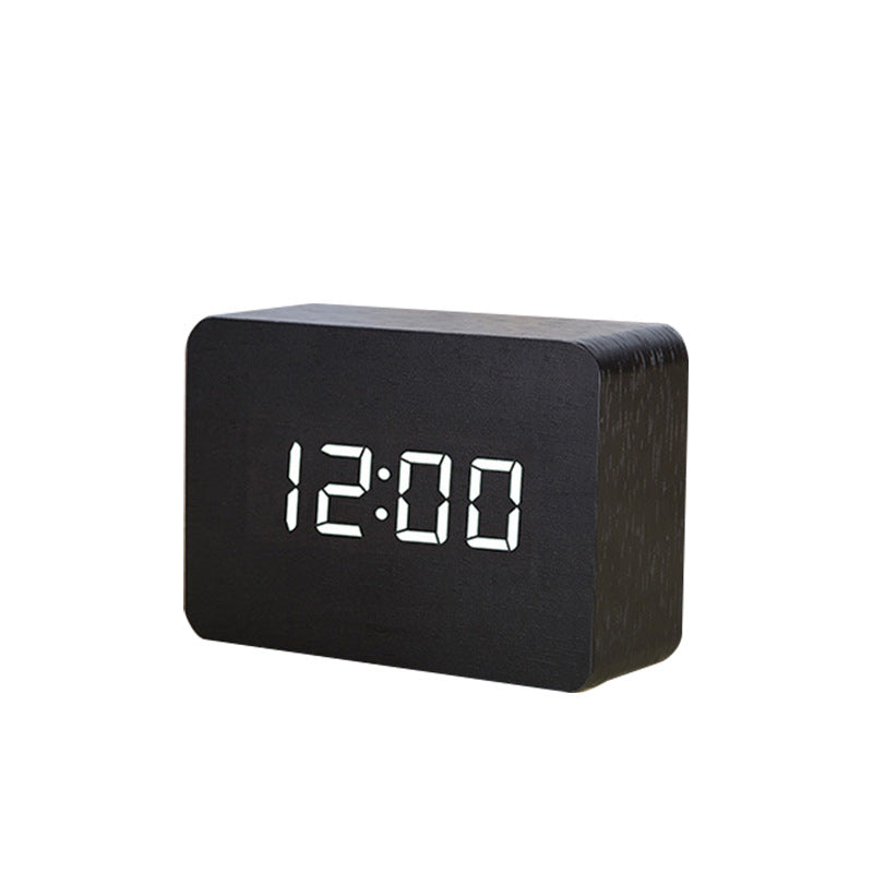 Wood Grain Smart Alarm Clock