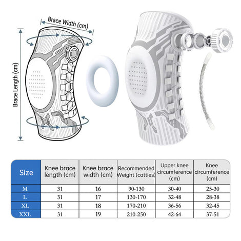 Knee Brace with Gel Pad & Adjustable Compression