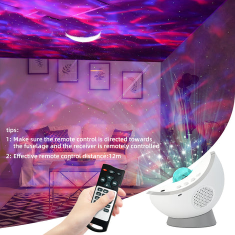Aurora Galaxy Projector with Speaker