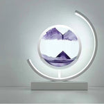 LED Flowing Sand Painting Lamp: Night Light for Home (Gift Option)