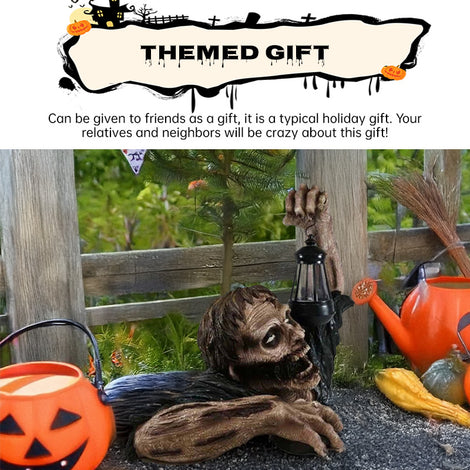 Zombie Outdoor LED Statue Light