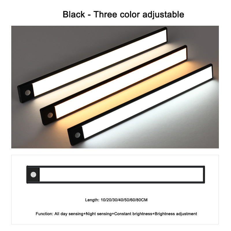 Rechargeable Motion Sensor LED Cabinet Light – Magnetic, 10–80 cm