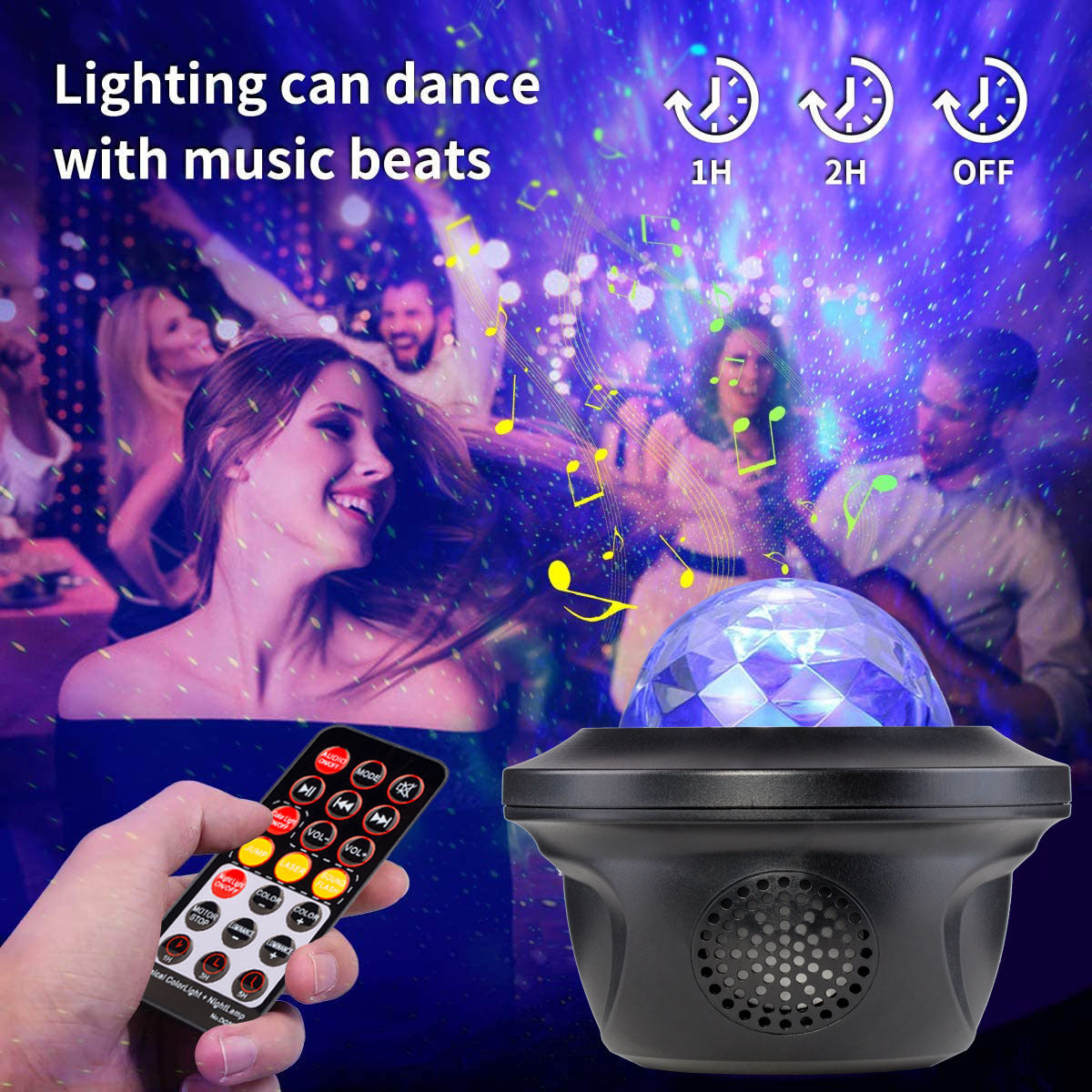 Cosmic Star Projector Lamp
