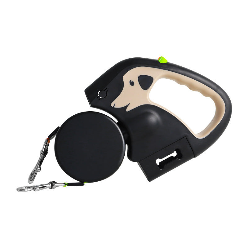 Double Retractable Dog Leash — Tangle-Free