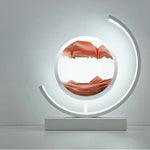 LED Flowing Sand Painting Lamp: Night Light for Home (Gift Option)