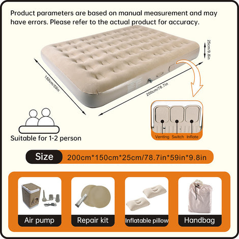 Camping Air Mattress with Built-in Pump