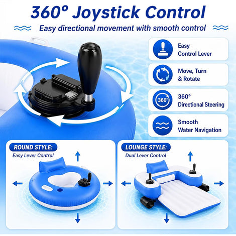 Electric Inflatable Lounge Chair for Pool & Lake