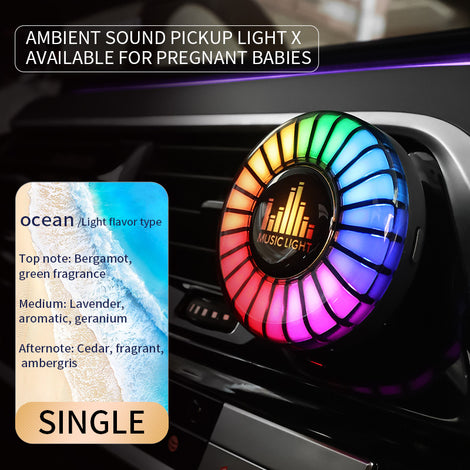 Car Air Freshener with Ambient Light