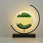 LED Flowing Sand Painting Lamp: Night Light for Home (Gift Option)