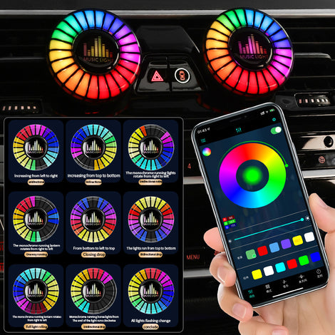 Car Air Freshener with Ambient Light