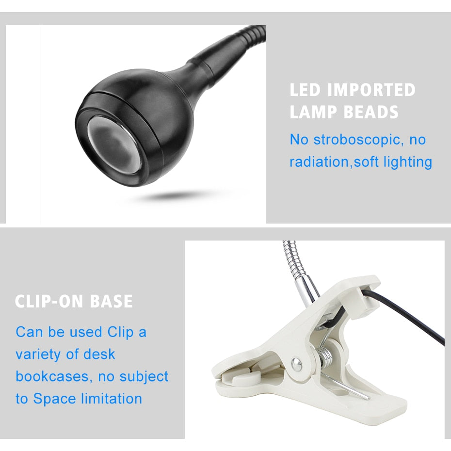 USB Clip-On LED Lamp