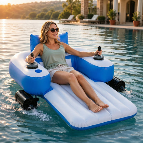 Electric Inflatable Lounge Chair for Pool & Lake