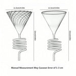 Pour-Over Coffee Dripper with Spiral Filter Stand