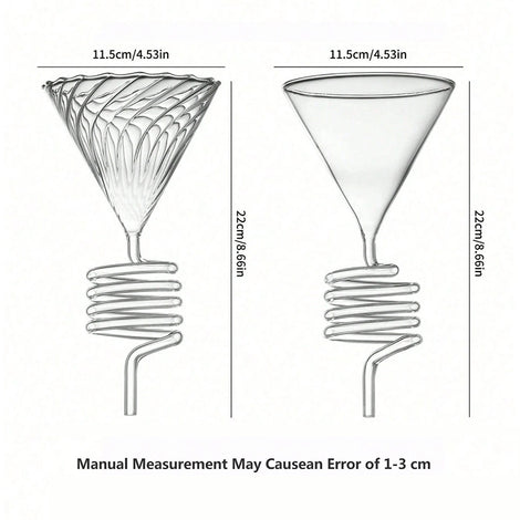 Pour-Over Coffee Dripper with Spiral Filter Stand