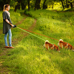 Double Retractable Dog Leash — Tangle-Free