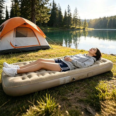 Camping Air Mattress with Built-in Pump