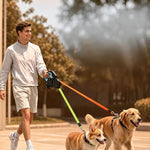 Double Retractable Dog Leash — Tangle-Free