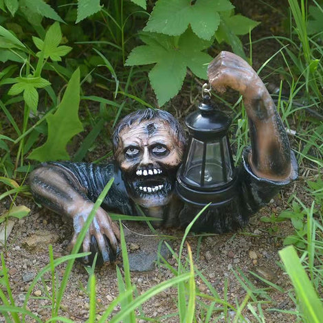 Zombie Outdoor LED Statue Light