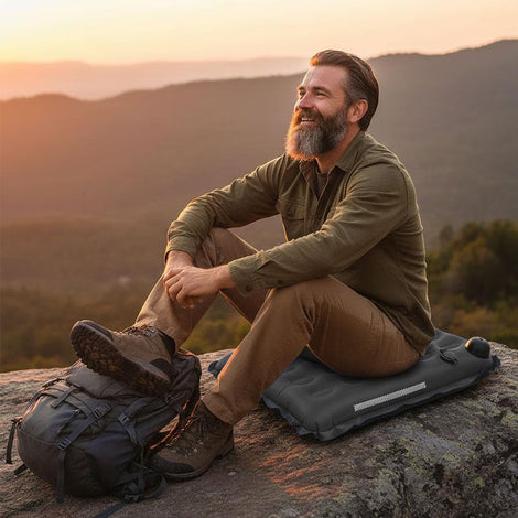 Portable Inflatable Seat Cushion for Camping