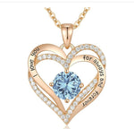 Fashionable Rose Gold and Silver Color Pendant Necklace for Women, Elegant OL Style, High-End Personalized Jewelry