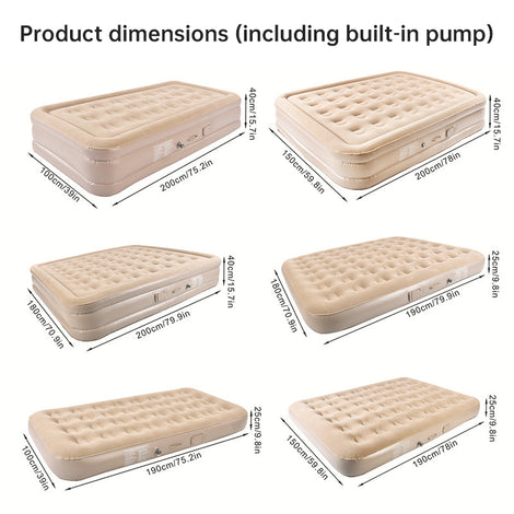 Camping Air Mattress with Built-in Pump