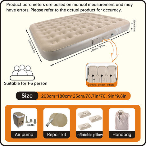 Camping Air Mattress with Built-in Pump