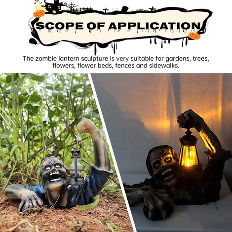 Zombie Outdoor LED Statue Light