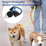 Double Retractable Dog Leash — Tangle-Free