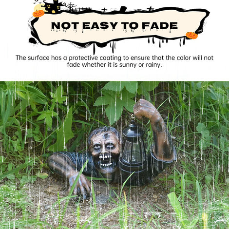 Zombie Outdoor LED Statue Light