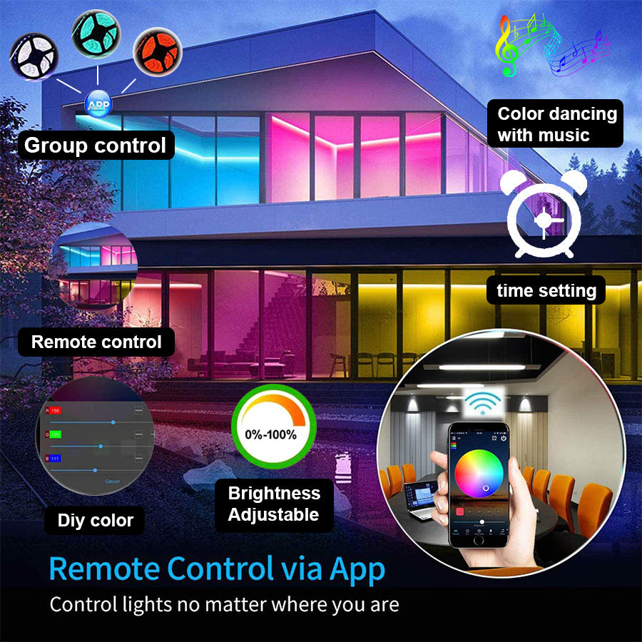 Smart RGB LED Strip Lights – 5–30m