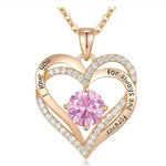 Fashionable Rose Gold and Silver Color Pendant Necklace for Women, Elegant OL Style, High-End Personalized Jewelry