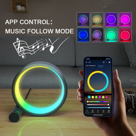 Music-Reactive RGB Ambient Desk Light