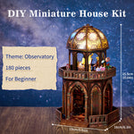 Observatory Book Nook Wooden Puzzle Kit