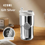 Insulated Travel Mug with LED Temperature Display