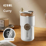 Insulated Travel Mug with LED Temperature Display