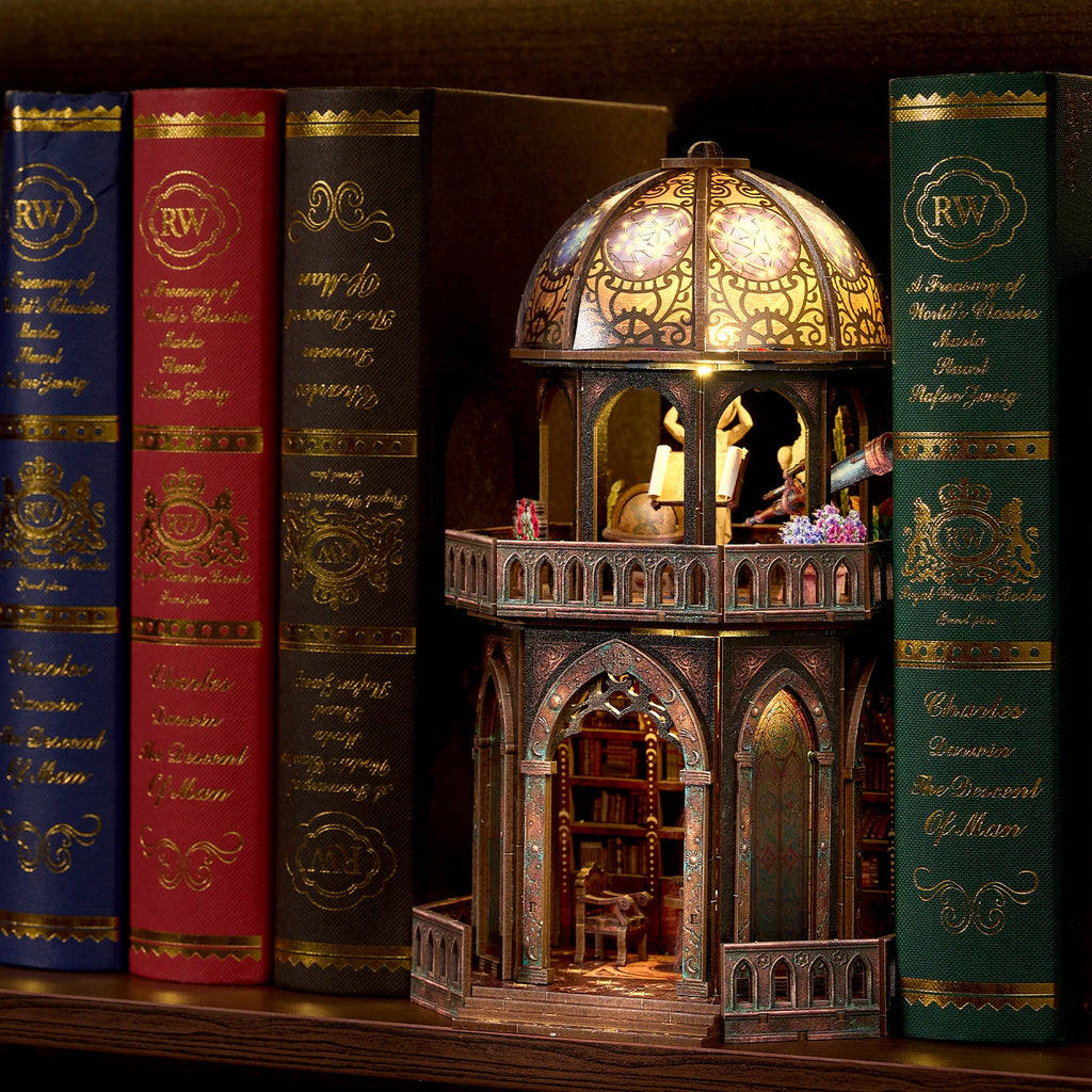 Observatory Book Nook Wooden Puzzle Kit