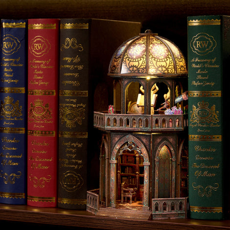 Observatory Book Nook Wooden Puzzle Kit