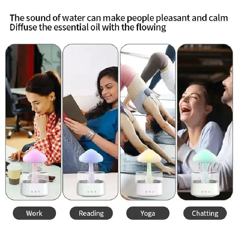 Mushroom Rain Cloud Humidifier