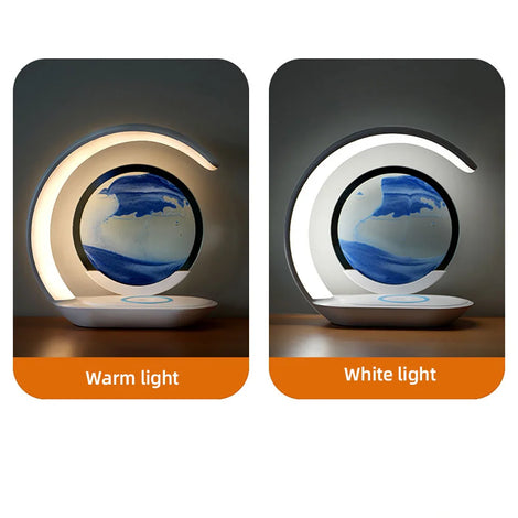 Sand Flow Lamp & Wireless Charger