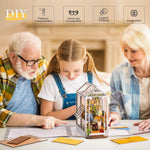 Garden Shed Book Nook Kit with LED Lights