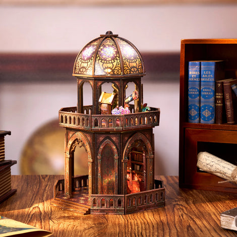 Observatory Book Nook Wooden Puzzle Kit