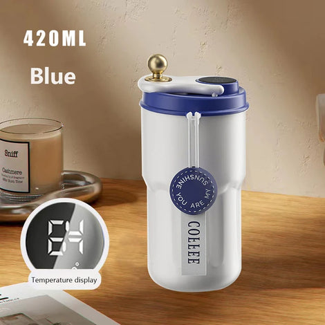 Insulated Travel Mug with LED Temperature Display