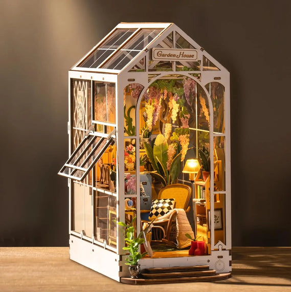 Garden Shed Book Nook Kit with LED Lights