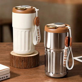 Insulated Travel Mug with LED Temperature Display