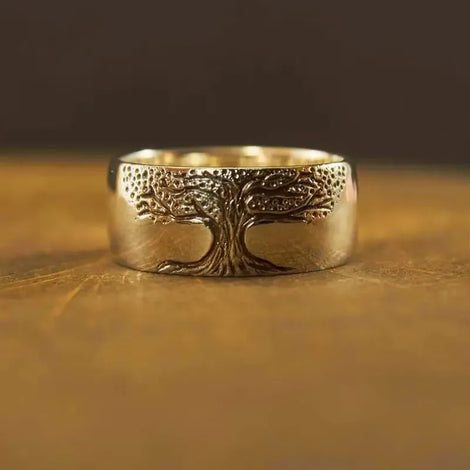Tree of Life Statement Ring