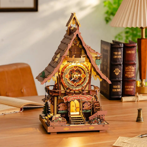 Black Forest Cuckoo Clock Wooden Puzzle Kit